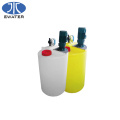Chemical yellow dosing tank 500l with mixer